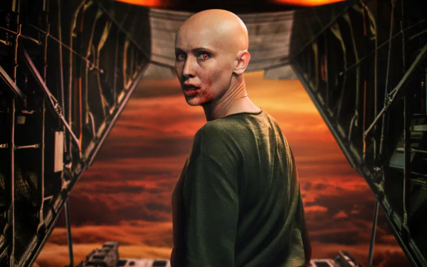 Peri Baumeister movie Blood Red Sky HD Desktop Wallpaper | Background Image