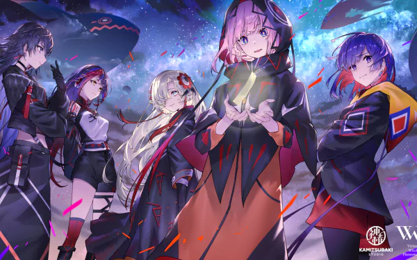 Koko (Virtual Youtuber) Isekaijoucho (Virtual Youtuber) Harusaruhi (Virtual Youtuber) RIM (Virtual Youtuber) Kaf (Virtual Youtuber) Anime Virtual Youtuber HD Desktop Wallpaper | Background Image