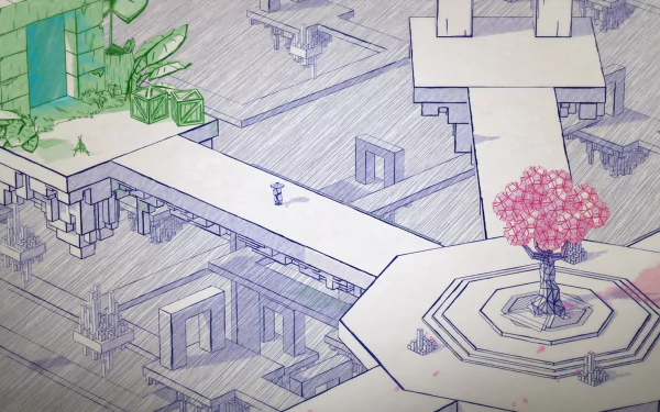 video game Inked : A Tale of Love HD Desktop Wallpaper | Background Image