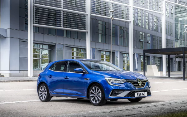  Blue Renault Mégane E-TECH Plug-in Hybrid R.S. Line