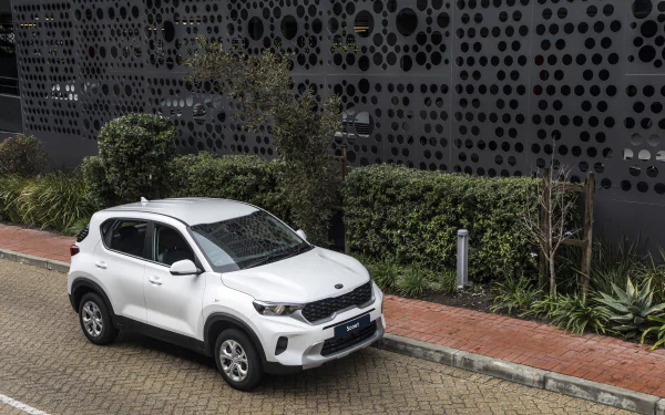 SUV vehicle Kia Sonet LX HD Desktop Wallpaper | Background Image