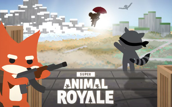 video game Super Animal Royale HD Desktop Wallpaper | Background Image