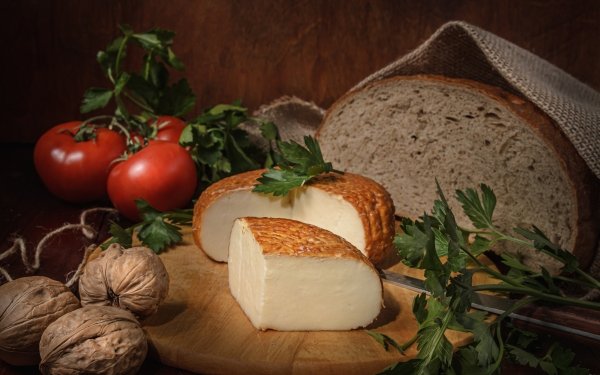 Food Cheese Bread Nut Tomato Walnut HD Wallpaper | Background Image