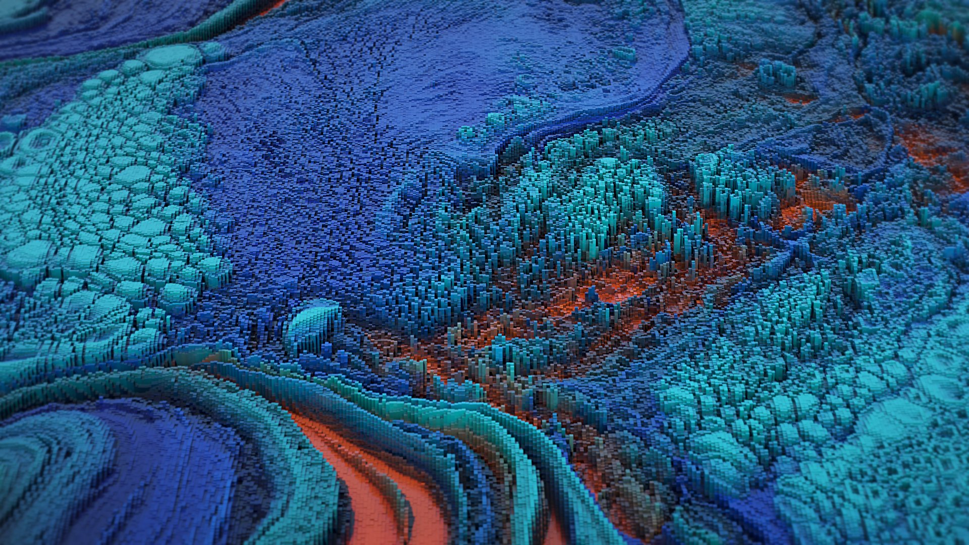 Download Blue Artistic 3D Art HD Wallpaper by kuzy62