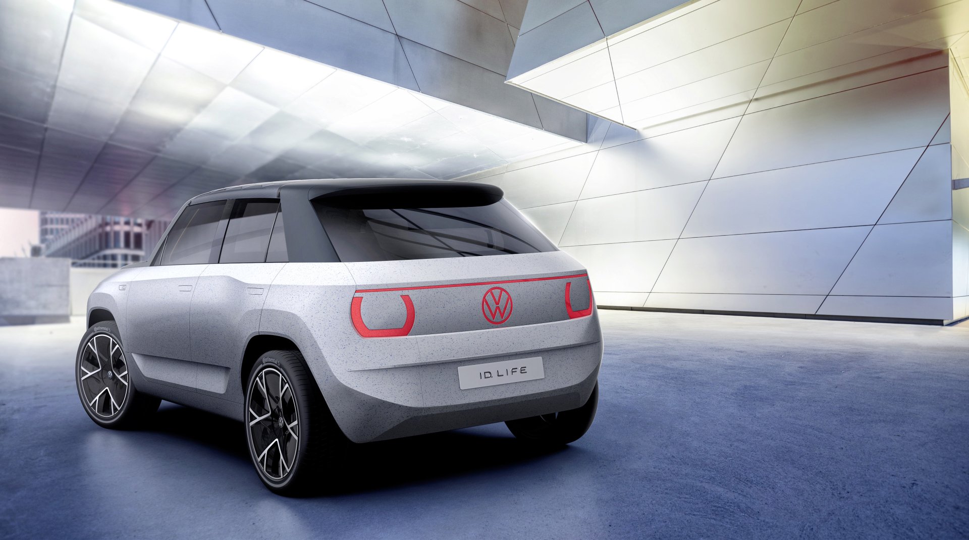 Download Concept Car Electric Car Vehicle Volkswagen I.D. LIFE HD Wallpaper