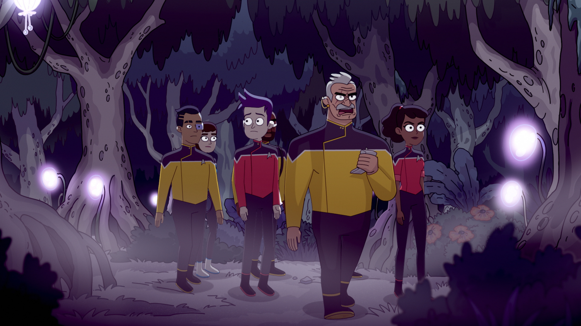 Download Shaxs (Star Treck) Sam Rutherford Brad Boimler Beckett Mariner TV Show Star Trek: Lower Decks HD Wallpaper
