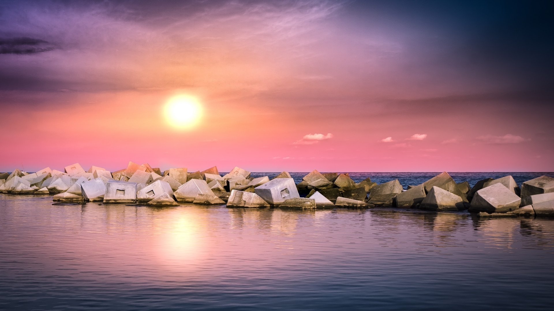 Download Nature Seashore HD Wallpaper