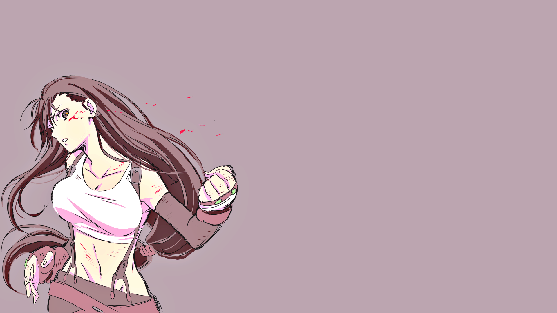 Download Tifa Lockhart Video Game Final Fantasy VII 4k Ultra HD Wallpaper