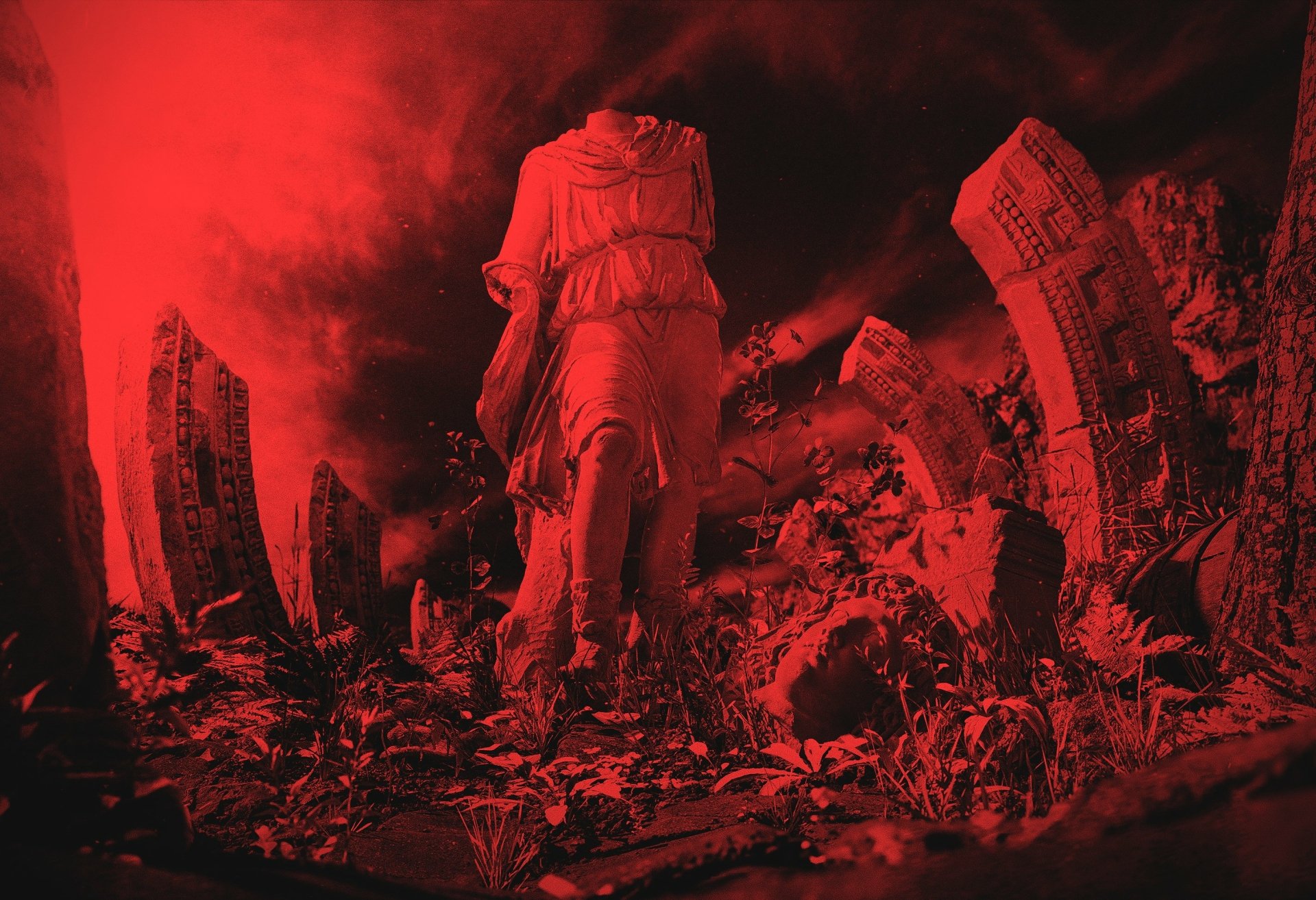 Download Fantasy Statue HD Wallpaper by ModestCube