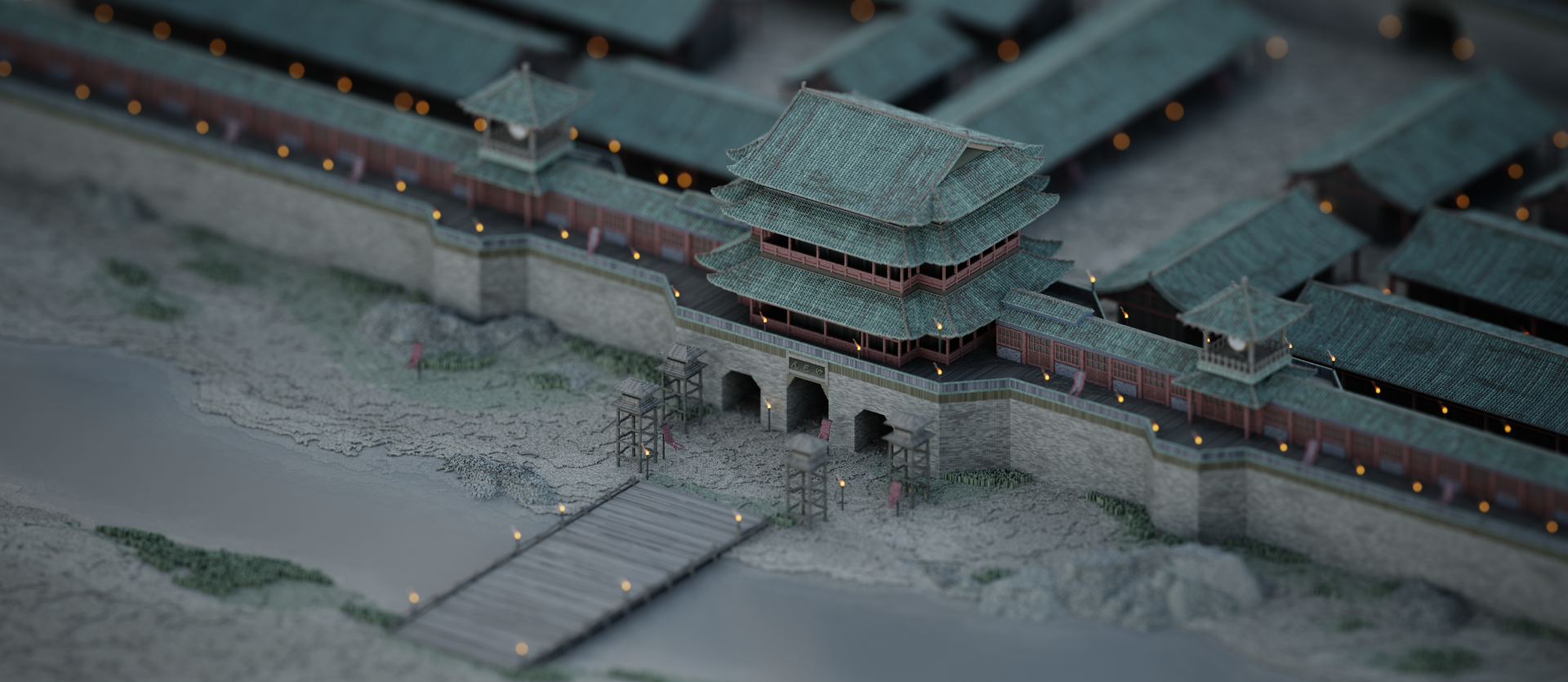 Download Man Made Building Gate HD Wallpaper