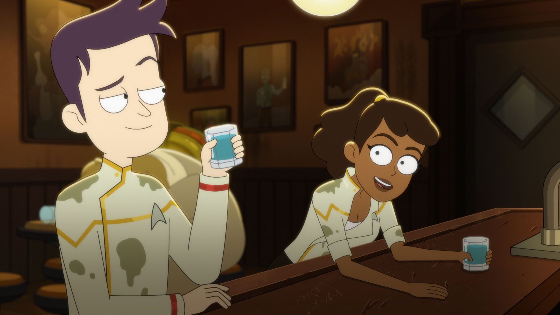 Download Beckett Mariner Brad Boimler TV Show Star Trek: Lower Decks HD Wallpaper