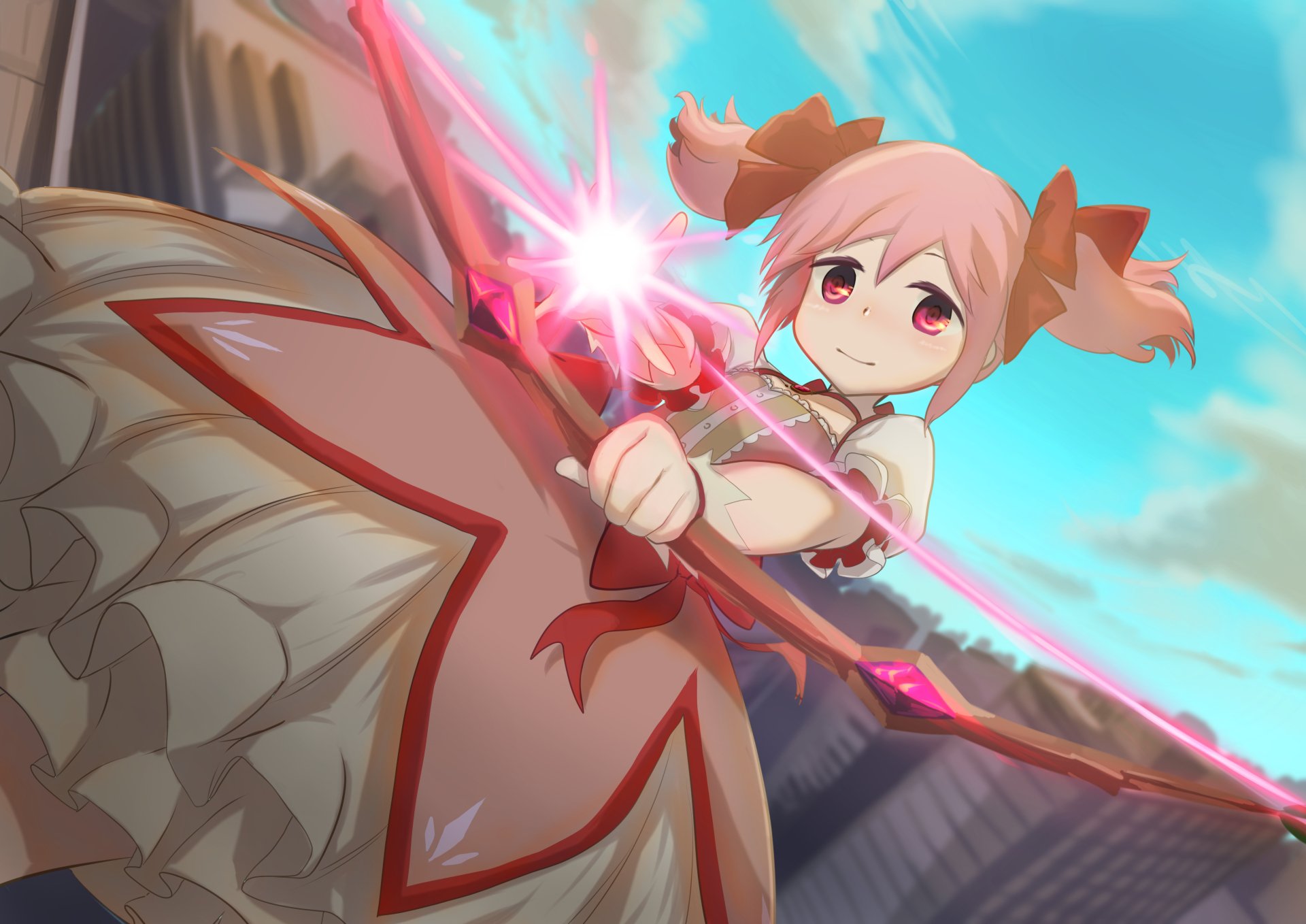 Download Madoka Kaname Anime Puella Magi Madoka Magica 4k Ultra HD Wallpaper