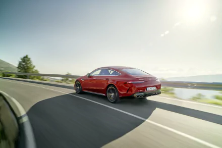  Red Mercedes-AMG GT 63 S E Performance 4-Door Coupé (X290)