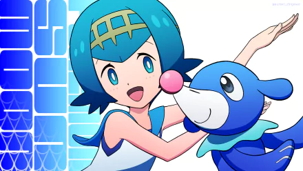 Popplio (Pokémon) Lana (Pokémon) Anime Pokemon HD Desktop Wallpaper | Background Image