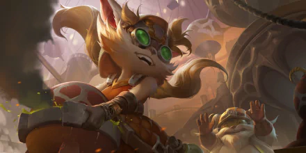 Ziggs (League Of Legends) video game Legends of Runeterra HD Desktop Wallpaper | Background Image