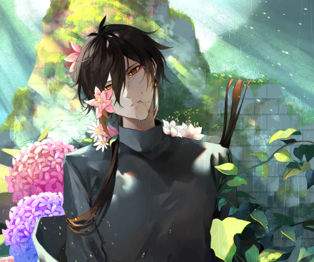 Zhongli (Genshin Impact) video game Genshin Impact HD Desktop Wallpaper | Background Image