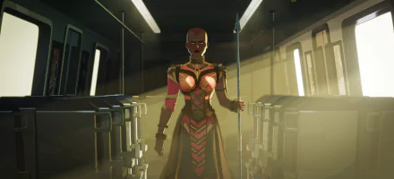 Okoye (Marvel Comics) TV Show What If... HD Desktop Wallpaper | Background Image
