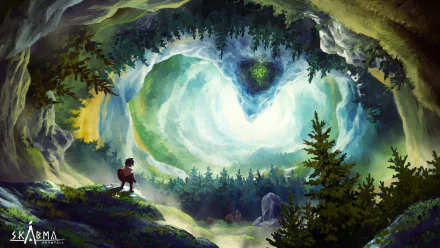 video game Skabma - Snowfall HD Desktop Wallpaper | Background Image