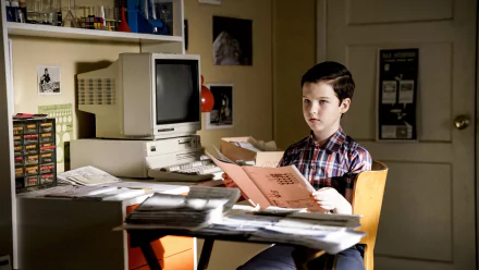 Sheldon Cooper Iain Armitage TV Show Young Sheldon HD Desktop Wallpaper | Background Image