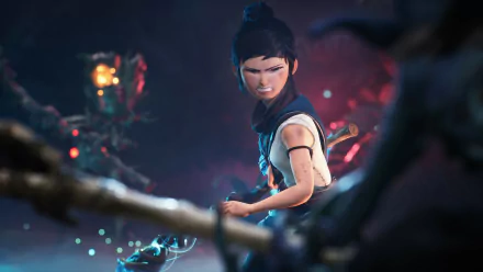 Kena (Kena: Bridge Of Spirits) video game Kena: Bridge of Spirits HD Desktop Wallpaper | Background Image