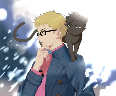 Kei Tsukishima Tetsurō Kuroo Anime Haikyū!! HD Desktop Wallpaper | Background Image