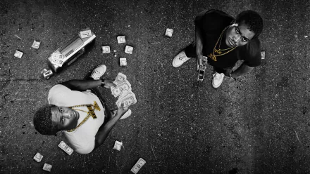 Steve Harris Demetrius 'Lil Meech' Flenory TV Show Black Mafia Family HD Desktop Wallpaper | Background Image