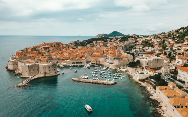 Man Made Dubrovnik Towns Croatia Town Coast HD Wallpaper | Background Image