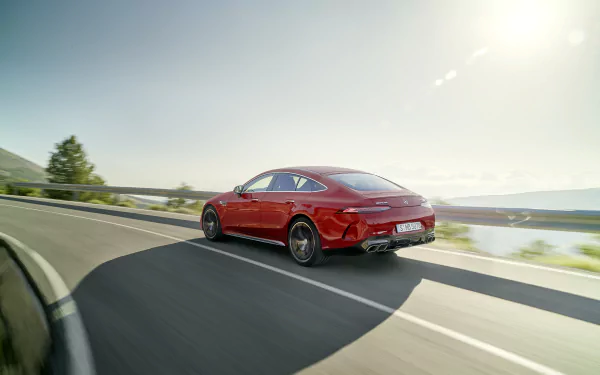  Red Mercedes-AMG GT 63 S E Performance 4-Door Coupé (X290)