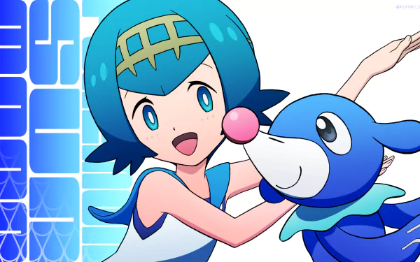 Popplio (Pokémon) Lana (Pokémon) Anime Pokemon HD Desktop Wallpaper | Background Image
