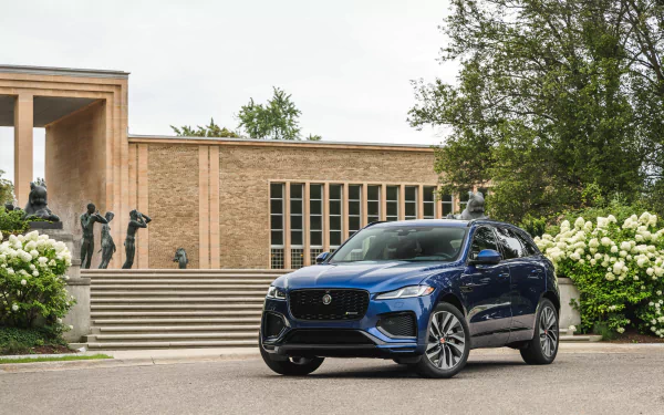  2021 Blue Jaguar F-Pace P400 AWD R-Dynamic