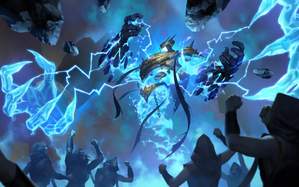 Xerath (League Of Legends) video game Legends of Runeterra HD Desktop Wallpaper | Background Image