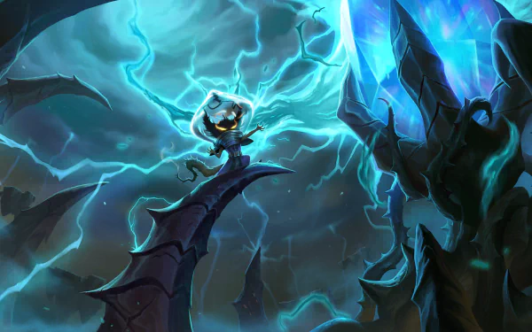 Veigar (League Of Legends) video game Legends of Runeterra HD Desktop Wallpaper | Background Image