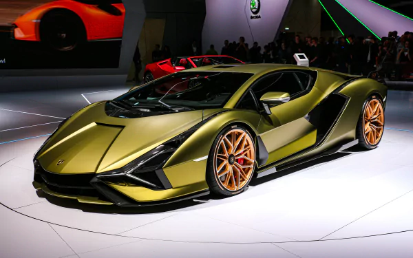 vehicle Lamborghini Sián FKP 37 HD Desktop Wallpaper | Background Image