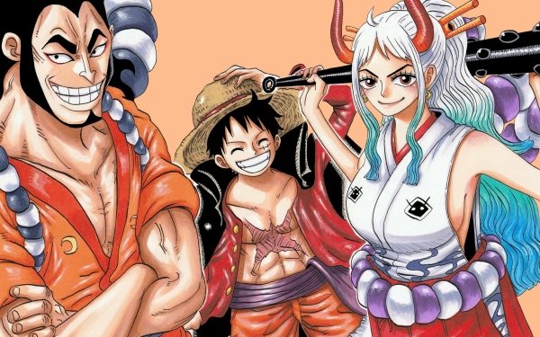 Anime One Piece Kozuki Oden Monkey D. Luffy Yamato HD Wallpaper | Background Image