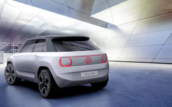 concept car electric car vehicle Volkswagen I.D. LIFE HD Desktop Wallpaper | Background Image