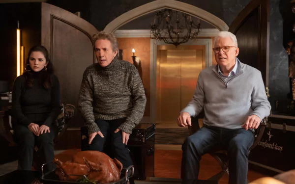 Steve Martin Selena Gomez Martin Short TV Show Only Murders in the Building HD Desktop Wallpaper | Background Image