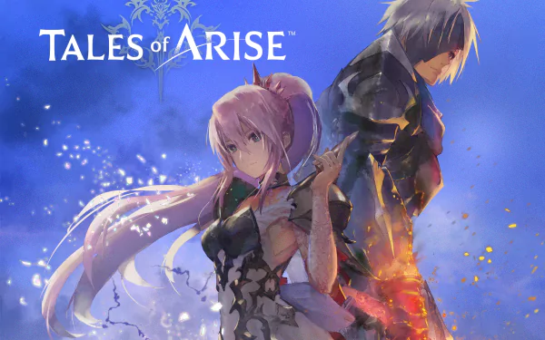 HD Wallpaper of Tales of Arise featuring key characters in dramatic artwork for desktop background.