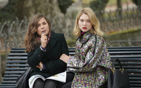 Blanche Gardin Léa Seydoux movie France HD Desktop Wallpaper | Background Image