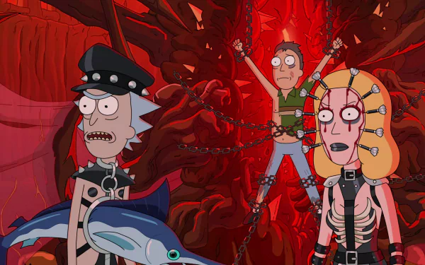 Beth Smith Jerry Smith Rick Sanchez TV Show Rick and Morty HD Desktop Wallpaper | Background Image