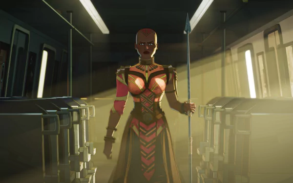 Okoye (Marvel Comics) TV Show What If... HD Desktop Wallpaper | Background Image