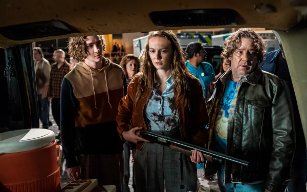 Robert Longstreet Andi Matichak Dylan Arnold movie Halloween Kills HD Desktop Wallpaper | Background Image