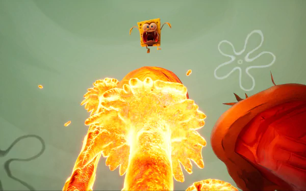 video game SpongeBob SquarePants: The Cosmic Shake HD Desktop Wallpaper | Background Image