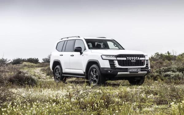 white car SUV vehicle Toyota Land Cruiser GR-S HD Desktop Wallpaper | Background Image