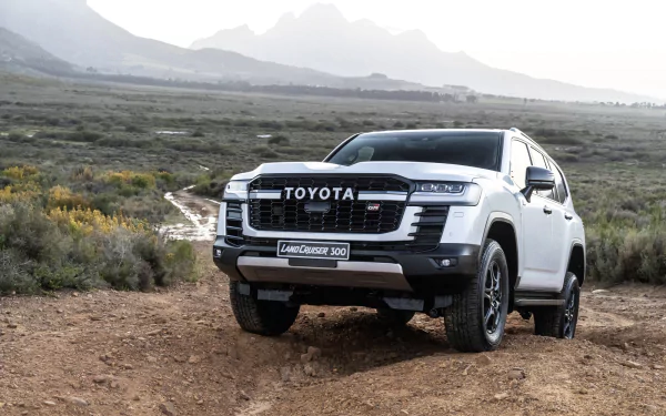 white car SUV vehicle Toyota Land Cruiser GR-S HD Desktop Wallpaper | Background Image