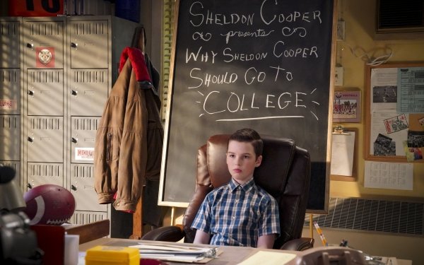 TV Show Young Sheldon Iain Armitage Sheldon Cooper HD Wallpaper | Background Image