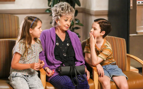 Constance Tucker Annie Potts Missy Cooper Raegan Revord Sheldon Cooper Iain Armitage TV Show Young Sheldon HD Desktop Wallpaper | Background Image
