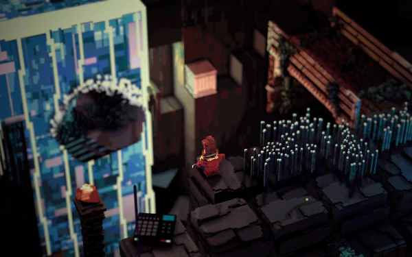 video game Bonfire Peaks HD Desktop Wallpaper | Background Image