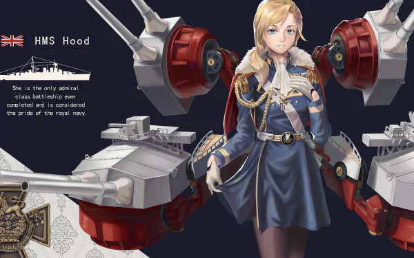 Hood (Azur Lane) Anime Azur Lane HD Desktop Wallpaper | Background Image