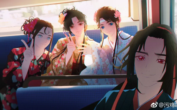 Jin Ling Lan Jingyi Lan Sizhui Wei Wuxian Anime Mo Dao Zu Shi HD Desktop Wallpaper | Background Image