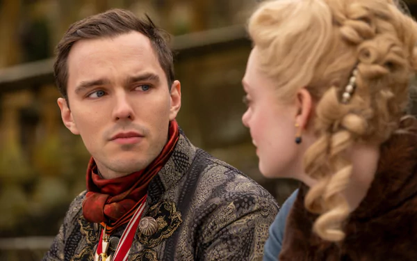 Nicholas Hoult Elle Fanning TV Show The Great HD Desktop Wallpaper | Background Image